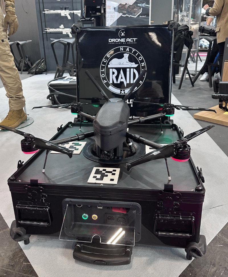 drone IODA présenté au Milipol 2023